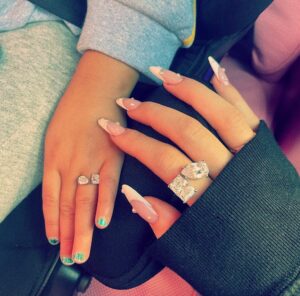 kylie jenner stormi matching rings from travis scott