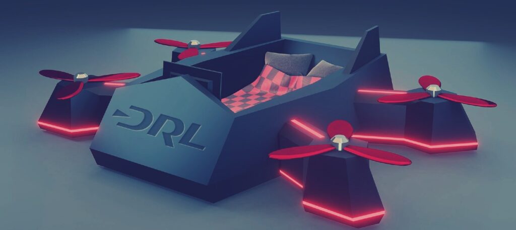 drone racing leagues drone bed