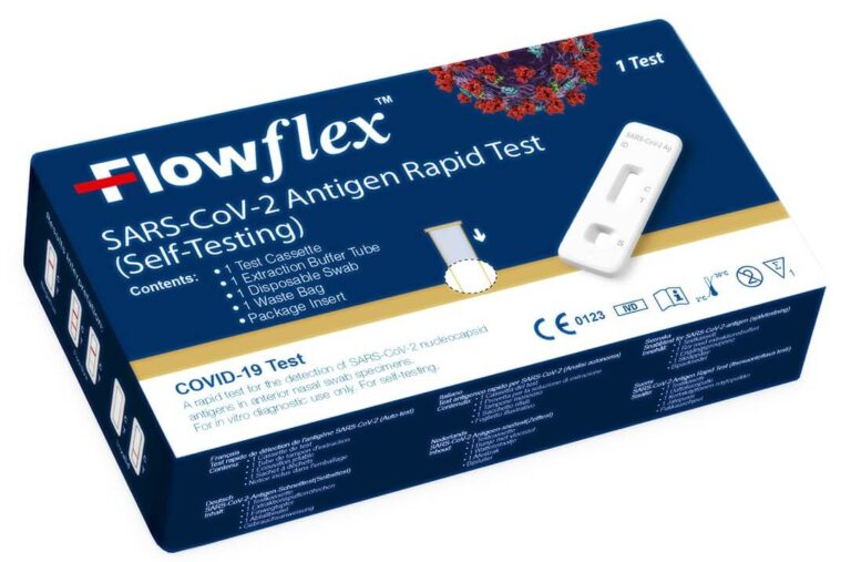 Flowflex Covid-19 antigen test kit in dubai