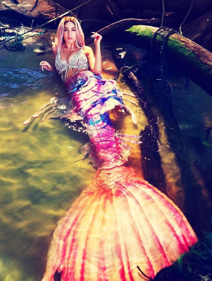 nora fatehi as mermaid