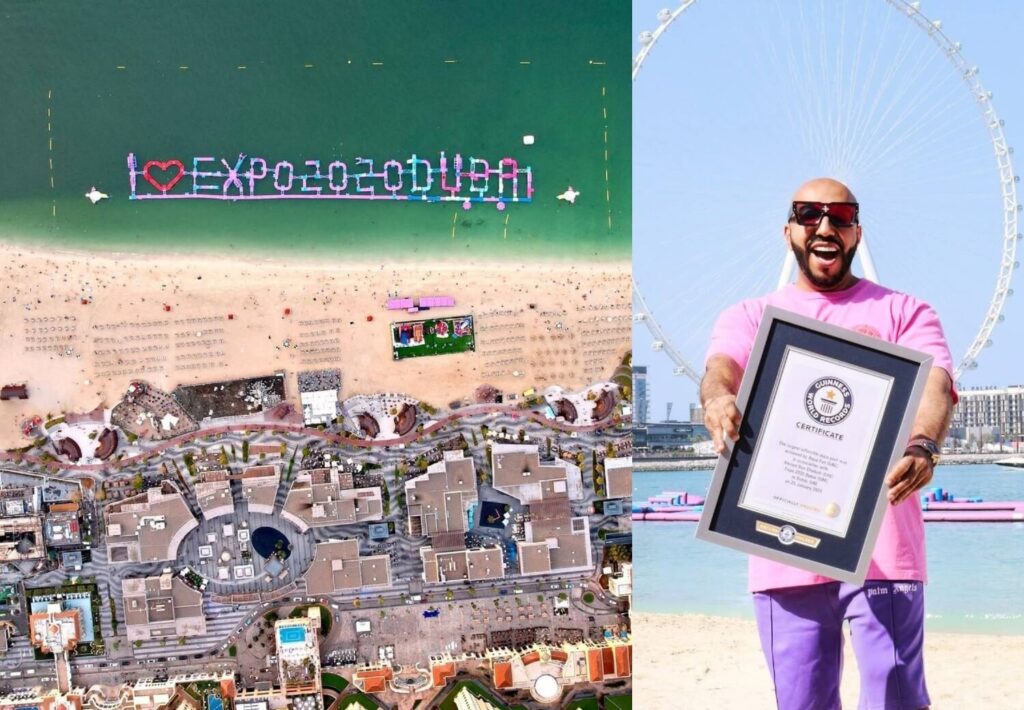 Dubai bags guinness record for world’s largest inflatable water park