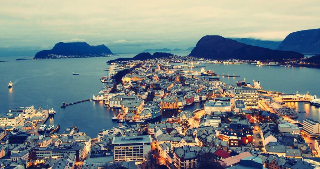 Aksla Viewpoint In Norway