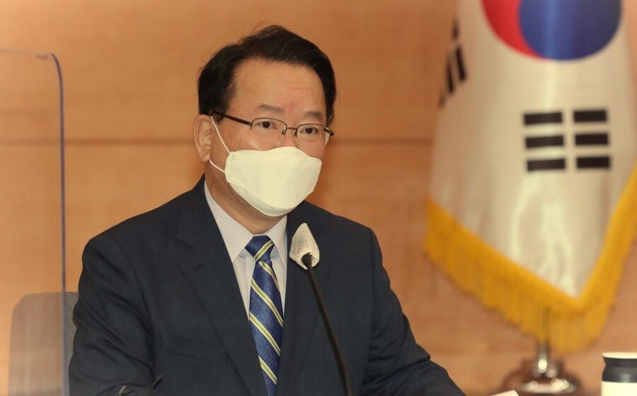South Korea's prime minister Kim Boo-kyum