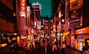 tokyop japan busy night street