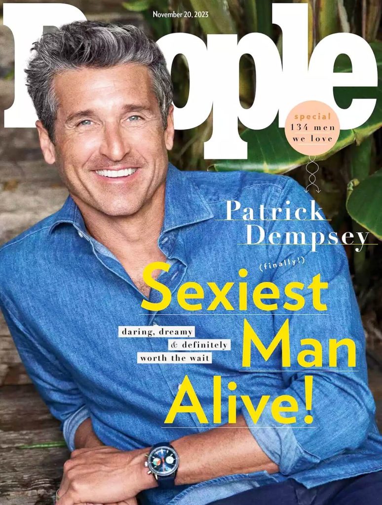patrick dempsey people magazine's 2023 sexiest man alive